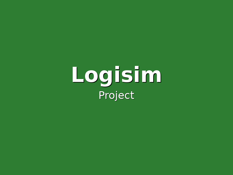 Logisim Projects