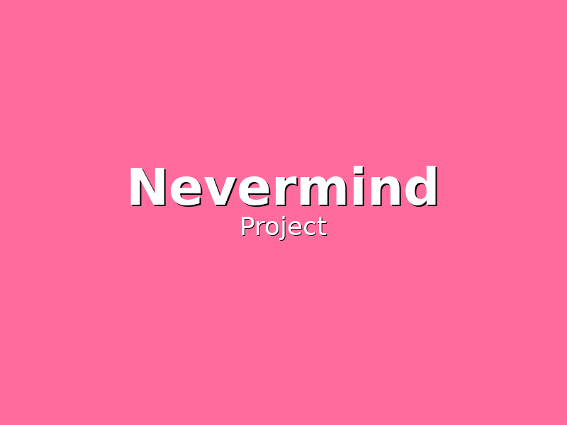 Nevermind the Living Blog